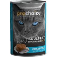 Prochoice Balıklı ve Sebzeli 12x400 gr Yetişkin Konserve Kedi Maması