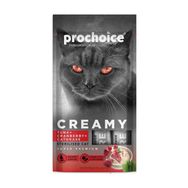 Prochoice Creamy Ton Balıklı Cranberry ve Kedi Çimli Sıvı 4x15 gr Kedi Ödül Maması