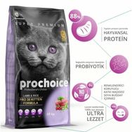 Prochoice Pro 38 Kuzu Etli Pirinçli 15 kg Yavru Kedi Maması