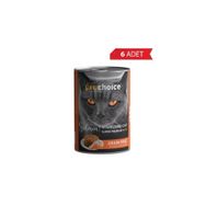 ProChoice Somon Etli Şekersiz Tahılsız Ezme Yetişkin Kedi Konservesi 400 gr 6 Adet Yetişkin Kedi Konservesi