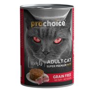 Prochoice Tahılsız Kuzu Etli Ezme 12x400 gr Konserve Kedi Maması