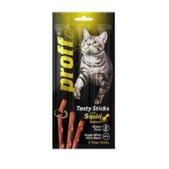 Proff Cat 15 gr 3'lü Kalamarlı Tahılsız Kedi Ödül Çubuğu