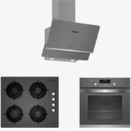 Profilo Platin Gri Ankastre set