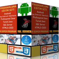Programlama Eğitim Seti - 125 Saatlik Özel Anlatım - Enine Boyuna Eğitim