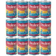 Proline 12x400 gr Somonlu ve Alabalıklı Yetişkin Kedi Konservesi
