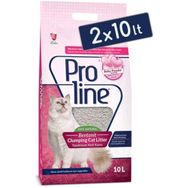 Proline 2x10 lt Bebek Pudrası Kokulu Topaklanan Bentonit Kedi Kumu