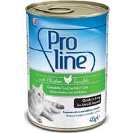 Proline 395 gr Tavuk Etli ve Ciğerli Pate Et Parçalı Kedi Konservesi