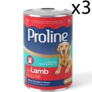 Proline 3x400 gr Kuzu Etli Yetişkin Köpek Konservesi