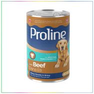 Proline 400 gr Sos İçinde Et Parçacıklı Dana Etli Yetişkin Köpek Konservesi