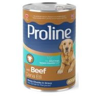 Proline 400 gr Sos İçinde Parça Etli Yetişkin Dana Etli Konserve Köpek Maması