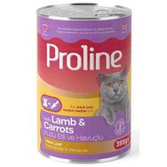 Proline Kuzu Etli ve Havuçlu Pate İçinde Et Parçacıklı 395 gr Konserve Yetişkin Kedi Maması