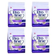 Proline Lavanta Kokulu İnce Taneli 4x5 lt Bentonit Doğal Kedi Kumu