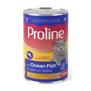 Proline Okyanus Balıklı Pate İçinde Et Parçacıklı 12x395 gr Konserve Kedi Maması