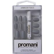 Promani Mat Antrasit Gri Takma Tırnak Kiti
