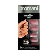 Promani PR-5019 Şeker Pembe Matte Nails Takma Tırnak