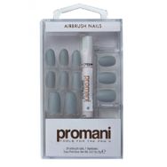Promani PR-5673 Antrasit Gri Matte Takma Tırnak Kiti
