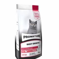 Pronature 10 kg Kilo Kontrolü İçin Tavuklu ve Pirinçli Kısırlaştırılmış Yetişkin Kuru Kedi Maması