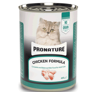 Pronature Tahılsız Tavuklu Ezme Yetişkin Konserve 400 gr Kedi Maması