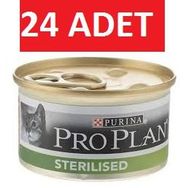 Proplan 24x85 gr Sterilised Somon Kısır Kedi Konservesi