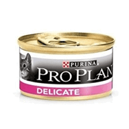 Proplan 85 gr 24 Adet Delicate Hindili Hassas Ve Seçici Kedi Konservesi
