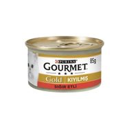 Proplan Gourmet Gold Kıyılmış Sığır Etli 85x24 gr Kedi Konservesi