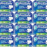 Prosafe 12 Paket 30'lu M-Orta Boy Hasta Bezi Yetişkin Bel Bantlı Tekstil Yüzey