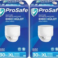 Prosafe 2 Paket 30'lu XL-Extra Large Emici Külot Hasta Bezi