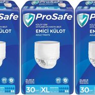 Prosafe 3 Paket 30'lu XL-Extra Large Emici Külot Hasta Bezi