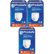 Prosafe 3 Paket 8'li Büyük-Large Emici Külot Hasta Bezi
