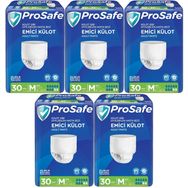 Prosafe 5 Paket 30'lu Orta-Medium Emici Külot Hasta Bezi