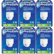 Prosafe 6 Paket 30'lu Orta-Medium Emici Külot Hasta Bezi