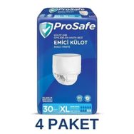 Prosafe Emici Külot XL 30x4 Adet Yetişkin Hasta Bezi
