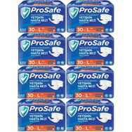 Prosafe Yetişkin Bel Bantlı Tekstil Yüzey L Büyük Boy 240 Adet Hasta Bezi