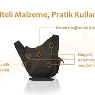 Protector Plus Siyah Tek Omuz Unisex Bel Çantası