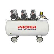 Proter 200 lt Düşük Motor Devirli Metal Hava Filtreli Sessiz Kompresör