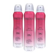 Prova Big Crystal 3x150 ml Kadın Sprey Deodorant