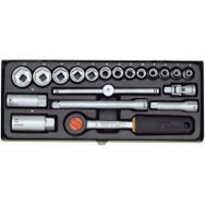 Proxxon 23110 3-8 inç 24 Parça Cırcır Kollu Lokma Takımı