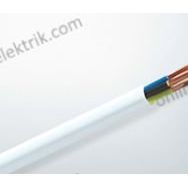 Prysmian 5x1.5 TTR Beyaz Pvc Enerji Kablosu