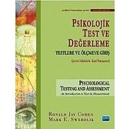 PSIKOLOJIK TEST VE DEĞERLEME - RONALD COHEN;MARK E. SWERDLIK