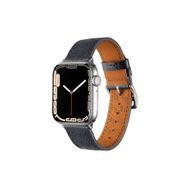 PSR aksesuar Watch 38 mm Uyumlu KRD-76 Lacivert PU Deri Strap Kayış Kordon