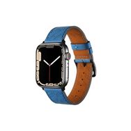 PSR aksesuar Watch 38 mm Uyumlu KRD-76 Mavi PU Deri Strap Kayış Kordon