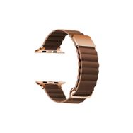 PSR aksesuar Watch 38 mm Uyumlu KRD-78 Kahverengi PU Deri Kordon Strap Kayış Kordon