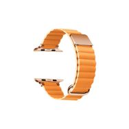 PSR aksesuar Watch 38 mm Uyumlu KRD-78 Turuncu PU Deri Strap Kayış Kordon