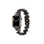 PSR aksesuar Watch 42 mm Uyumlu KRD-80 Siyah Metal Strap Kayış Kordon