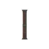 PSR aksesuar Watch 7 41 mm Uyumlu KRD-91 Koyu Yeşil Hasır Strap Kayış Kordon