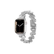 PSR aksesuar Watch 7 49 mm Uyumlu KRD-80 Metal Strap Gümüş Kayış Kordon