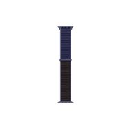 PSR aksesuar Watch Ultra 49 mm Uyumlu KRD-03 Midnight Blue-Black Hasır Strap Kayış Kordon