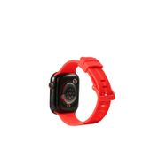 PSR aksesuar Watch Ultra 49 mm Uyumlu KRD-23 Kırmızı Strap Kayış Kordon
