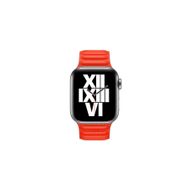 PSR aksesuar Watch Ultra 49 mm Uyumlu KRD-34 Kırmızı Deri Strap Kayış Kordon