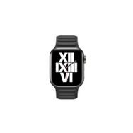 PSR aksesuar Watch Ultra 49 mm Uyumlu KRD-34 Siyah Deri Strap Kayış Kordon